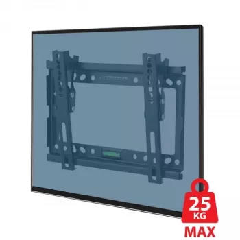 TV sienas stiprinājums ESPERANZA ERW010 14–50 collām (35.6–127 cm), slīpums 15°, VESA 75x75–200x200, maks. slodze 25 kg, melns