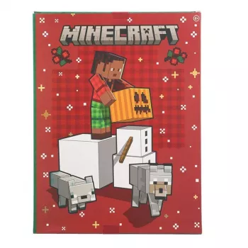 Adventes kalendārs Paladone Minecraft Stationery 24 dienas — kancelejas preču komplekts ar 24 pārsteigumiem