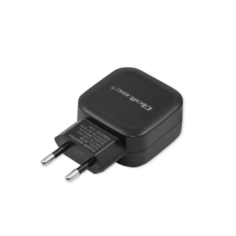 Qoltec 50188 universāls lādētājs klēpjdatoriem, viedtālruņiem, viedpulksteņiem, planšetēm, telefoniem, melns, AC/DC iekštelpām