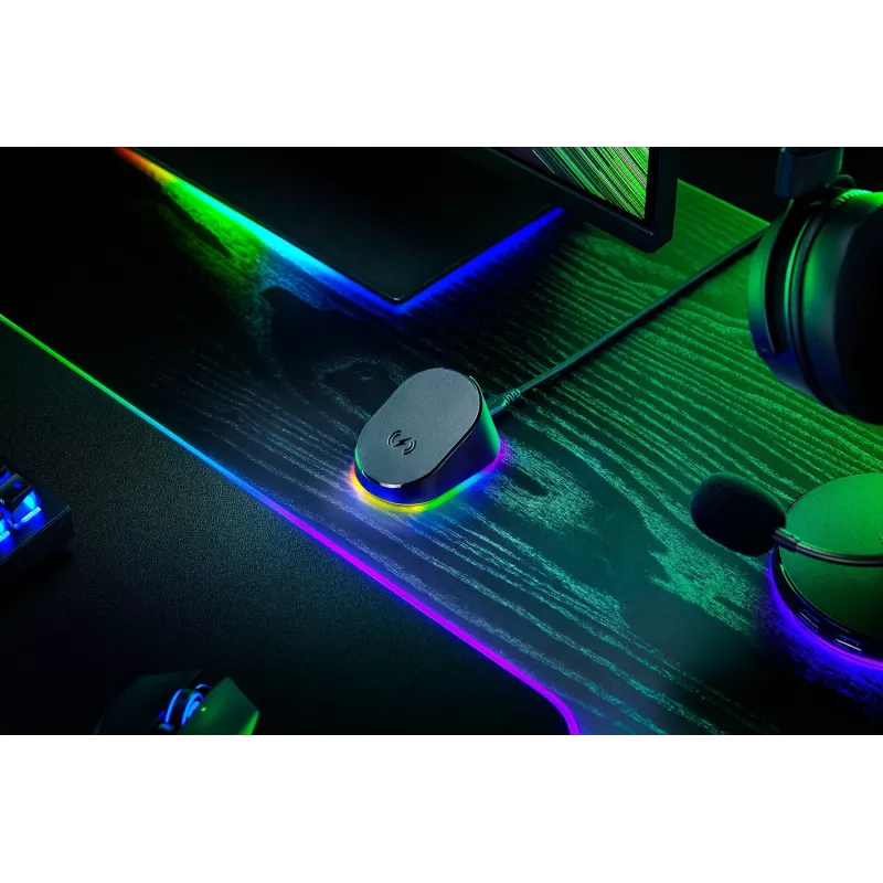 Razer Mouse Dock Pro ar bezvadu uzlādes paliktni