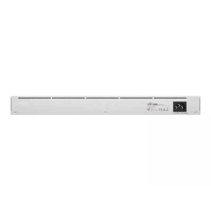 Tīkla slēdzis Managed L2 UBIQUITI USW-Aggregation — 8 SFP+ sloti, 10G atbalsts, bez ventilatora, 1U plaukts, sudrabs