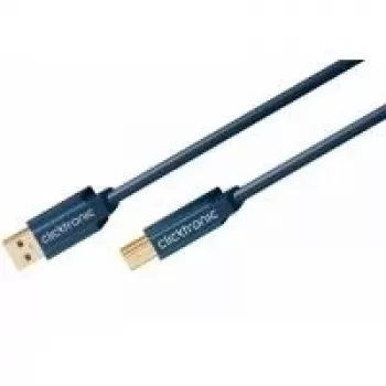ClickTronic 0.5m USB 3.0 A - B vīns/vīns zils USB kabelis (70090)