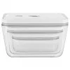 Pārtikas uzglabāšanas kārbu komplekts ZWILLING FRESH & SAVE taisnstūra stikls/plastmasa 3 gab., 0,35/0,75/1,6 L, hermētisks, mikroviļņu/cepeškrāsns/ledusskapis drošs