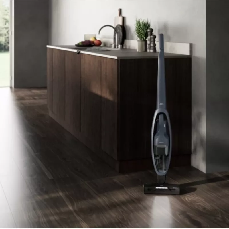AEG Clean 5000 AS52CB18DB bezvadu kāta putekļsūcējs, 0,3 l, džinsa zilā krāsā