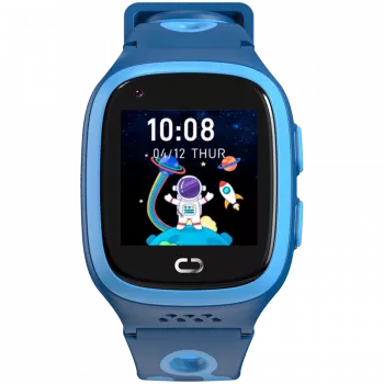 Canyon bērnu pulkstenis ZEFIR KW-49 E-SIM 4G GPS WiFi Video Mūzika Spēles Angļu valodas mācīšanās, Zils