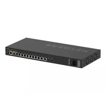 NETGEAR M4250-10G2XF-PoE+ pārvaldāms L2/L3 Gigabit Ethernet (10/100/1000) PoE+ slēdzis 1U melns