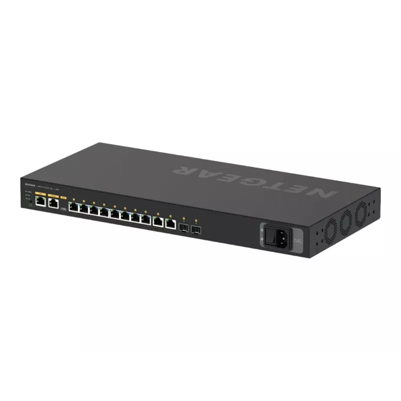 NETGEAR M4250-10G2XF-PoE+ pārvaldāms L2/L3 Gigabit Ethernet (10/100/1000) PoE+ slēdzis 1U melns