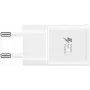 Sienas lādētājs Samsung EP-TA200EWEUGWW 15W ātrā uzlāde USB Type-C