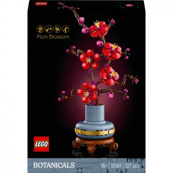 LEGO Icons Plūmju ziedu dekoratīvais komplekts 10369, Daudzkrāsains