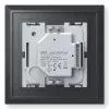 Homematic IP stikla sienas termostats ar CO₂ sensoru — melns, 230 V, IP20