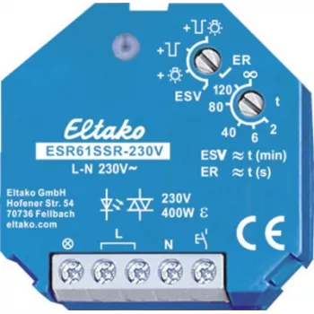 Eltako impulsa slēdzis ieguldamais ESR61SSR-230V 1 NO kontakts 230 V 400 W 1 gab.