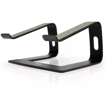 Port Designs 901103 – alumīnija laptopa statīvs, līdz 15.6 collām, melns