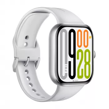 Viedpulkstenis Xiaomi Watch 5 Sudrabs, 2,07 collu (5,26 cm) AMOLED, 47,5 mm korpuss, TPU siksniņa, 5 ATM, 24 dienu akumulators