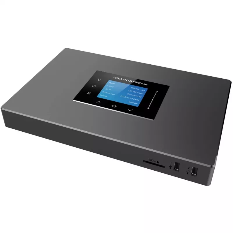 Grandstream UCM6300A IP telefonu centrāle (IP PBX), 250 lietotāju