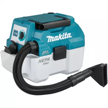 Putekļsūcējs Makita DVC750LZX3, 7,5 l, slapjai un sausai tīrīšanai, bez maisa