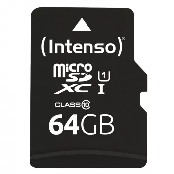 Intenso Performance microSDXC 64GB UHS-I U1/Class10 + SD adapteris