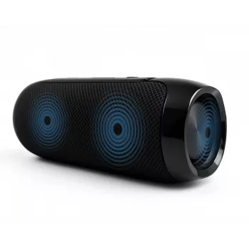 Pārnēsājams Bluetooth skaļrunis SQUEAK SQ1008 — 14W RMS, Bluetooth 5.3, 1200 mAh, IPX4, FM, LED, AUX, USB