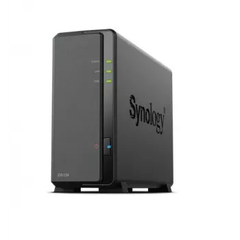 Synology DiskStation DS124 NAS/datu glabāšanas serveris galddatoram Ethernet LAN Melns RTD1619B