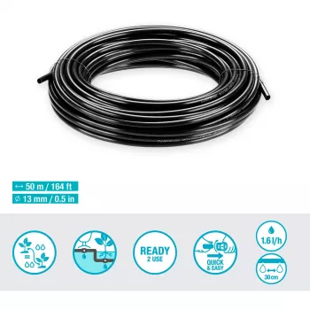 Gardena 13504-20 pilienu šļūtene 50 m zem zemes Melna