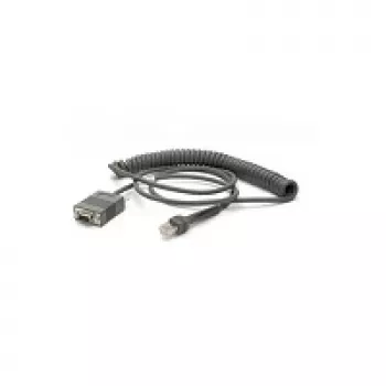 Zebra CBA-R71-C09ZAR seriālais kabelis Melns 2.8 m RS232 DB9