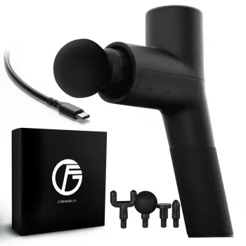 Extralink Massāžas pistole Gymgun Fit 2.0 Lite, 4 uzgaļi, 6 režīmi