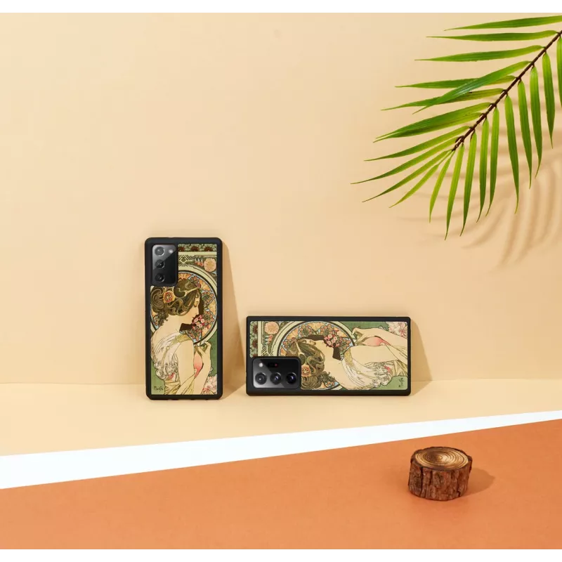 Aizsargmaciņš telefona Samsung Galaxy Note 20 Ultra – man and wood Primrose Black