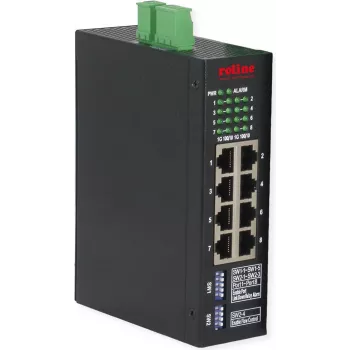 Pārvaldāms Ethernet slēdzis ROLINE 21.13.1134 — 8 porti 1 Gbps