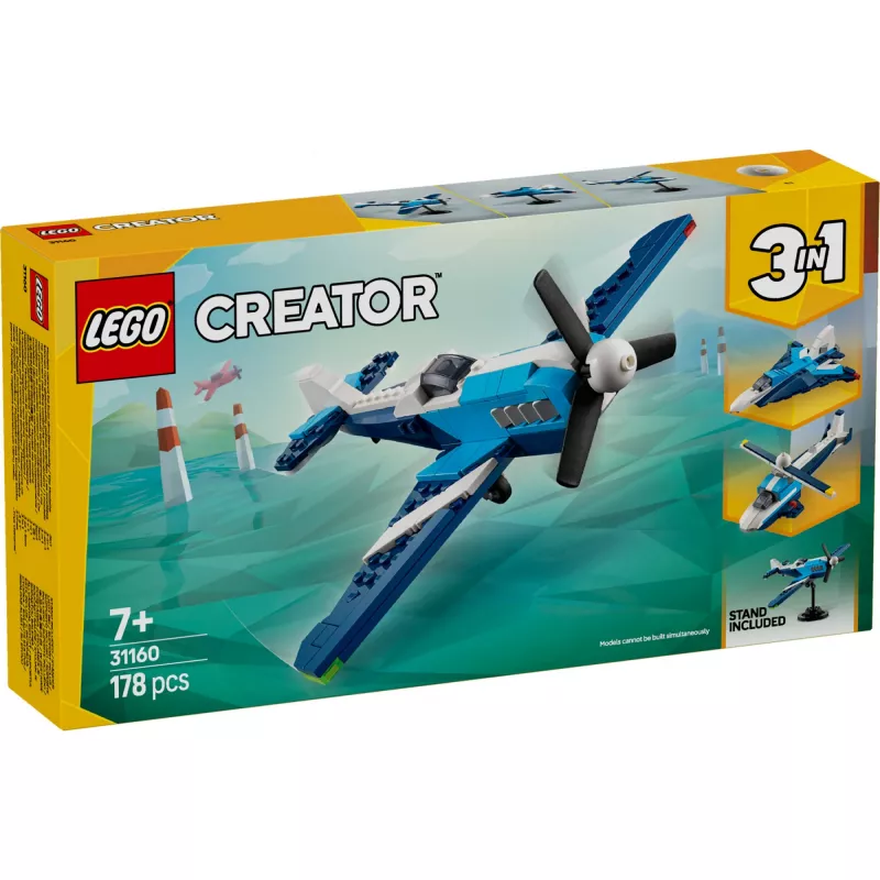 LEGO CREATOR 3 IN 1 31160 Sacīkšu Lidmašīna