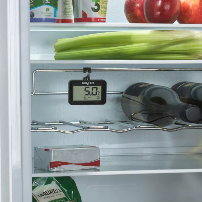 Digitālais ledusskapja termometrs Salter SA00574BFEU12 ar LCD, temperatūras diapazons -20 līdz 50°C