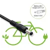 Lādētājs QOLTEC 36V–42V 4A e-velosipēdam, līdzstrāvas spraudnis 5.5×2.1 mm