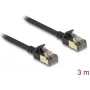 Tīkla kabelis DeLOCK RJ45 Cat.8.1 3m Melns