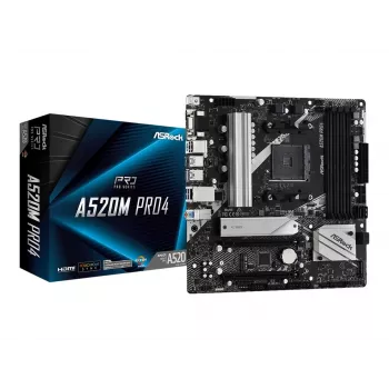 Mātesplate ASRock A520M PRO4 Socket AM4 micro ATX