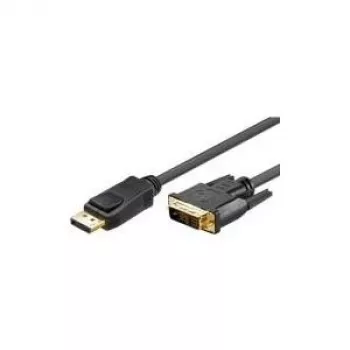 Goobay 2m DP/DVI DisplayPort kabelis ar apzeltītiem savienotājiem