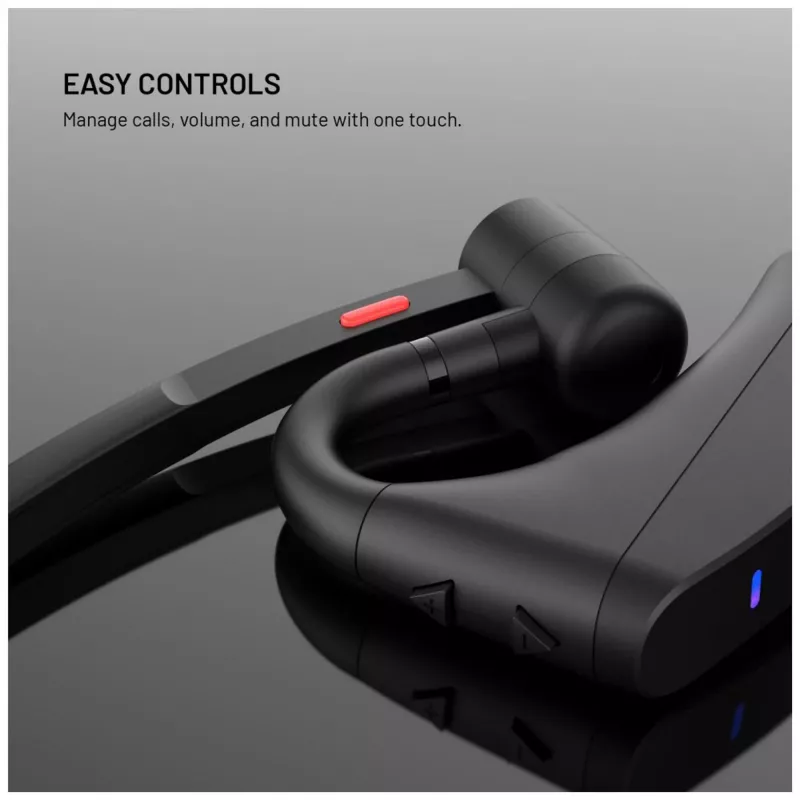 FIXED Talk Pro Bluetooth austiņa ar mikrofonu, melna