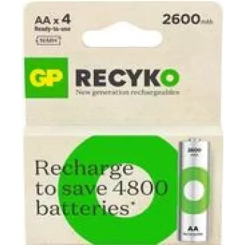 GP ReCyko Mignon AA uzlādējams akumulators 2600 mAh 1,2 V (NiMH)