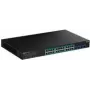 TRENDnet TPE-30284 - Viedais slēdzis - 24 x 10/100/1000 (PoE+) + 4 x 10 Gigabit SFP+ - montējams statīvā - PoE+ (370 W) - maiņstrāva 100-240 V