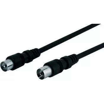 Wentronic Goobay Antenas savienojuma kabelis, melns, 20 m - IEC/Coax spraudnis IEC/Koax ligzda (50913)
