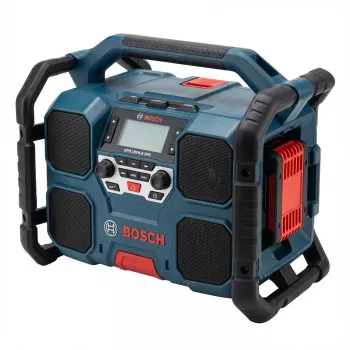 Bezvadu būvlaukuma radio Bosch GPB 18VH-6, saderīgs ar Bosch 18V akumulatoru sistēmu