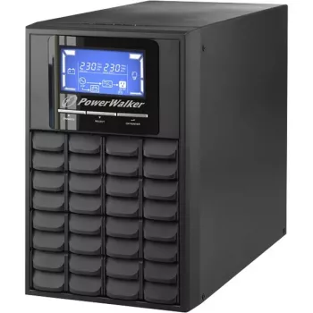 UPS PowerWalker VFI 1000 C LCD On-Line 1000VA 3x IEC USB/RS-232 LCD Tower