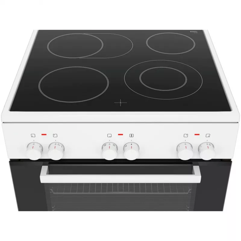 Bosch HKA090220 Brīvi stāvoša plīts Elektriskā Keramikas plīts virsma Balta