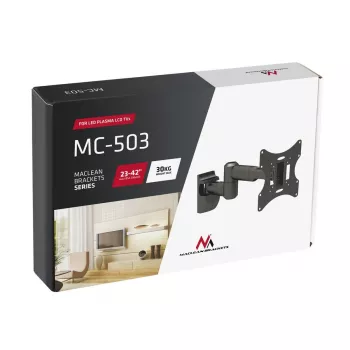Maclean MC-503A regulējams sienas stiprinājums 23-42 collu LCD/LED/plazmas ekrāniem