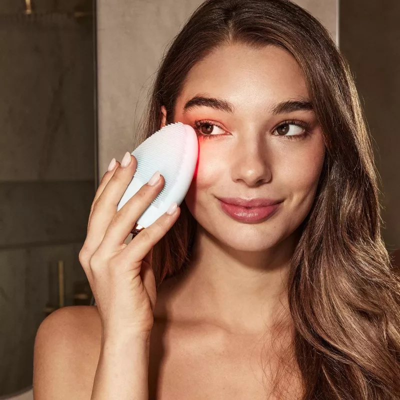 Vibrējošā birste Silk'n Bright Lux zaļa, akumulatora, uzlāde 3h