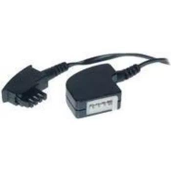 ShiverPeaks S/CONN 3m TAE F Melns telefona kabelis