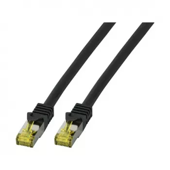 EFB-Elektronik RJ45 Patch vads Cat.6A S/FTP LSZH Cat.7 neekranēts melns 15m (MK7001.15B)