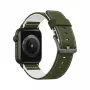 Rokassprādze GUAN Premium Pro Apple Watch 42–49 mm Khaki/Balta
