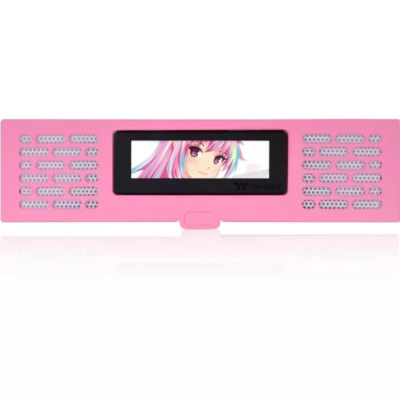 Thermaltake AC-067-OOANAN-A1 LCD paneļa komplekts korpusam The Tower 200, rozā krāsā