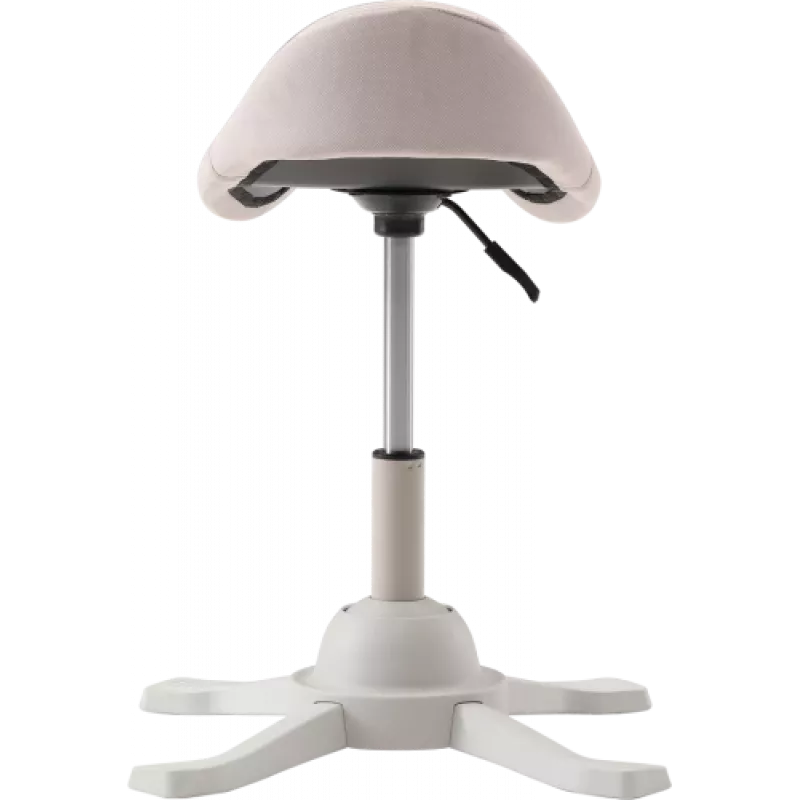 Up Up Toronto ergonomiskais balansēšanas krēsls Balts, Ivory audums, garāks gāzes pacēlājs