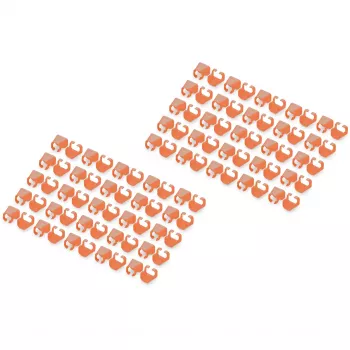 Krāsu kodēšanas klipsis Digitus Color clips Patch kabelim A-CC-O Oranžs