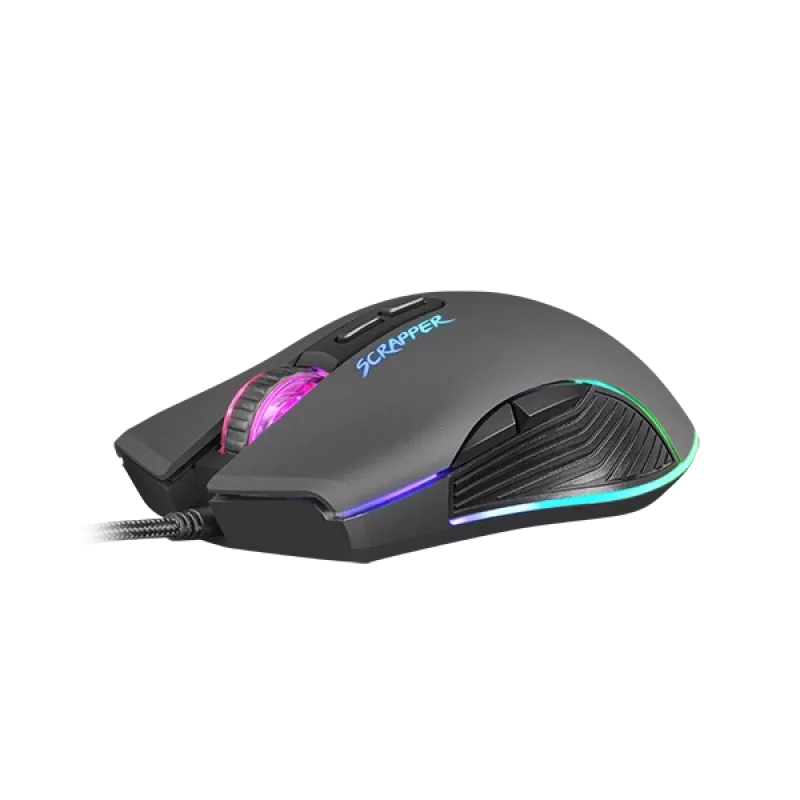 FURY Scrapper Gaming pele Ambidextrous USB Type-A Optiskā 6400 DPI
