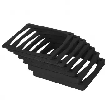 Noctua NA-FD1 ventilatora kanāla komplekts – tērauda ventilācijas kanālu komplekts, 16 sprauslas, 4 skrūves, 7 paplāksnes, 5 mm starplikas, augstums 5–45 mm